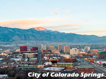 Die Stadt Colorado Springs